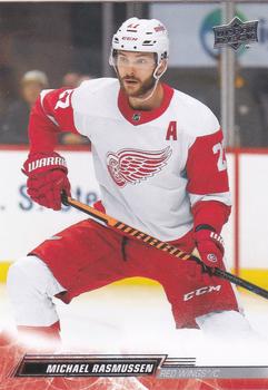 #317 Michael Rasmussen - Detroit Red Wings - 2022-23 Upper Deck Hockey