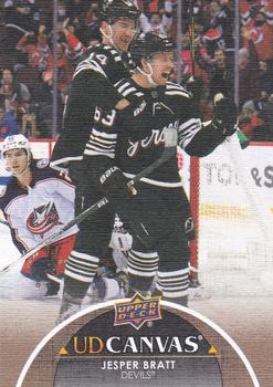 #C317 Jesper Bratt - New Jersey Devils - 2021-22 Upper Deck - UD Canvas Hockey