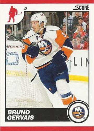 #317 Bruno Gervais - New York Islanders - 2010-11 Score Hockey