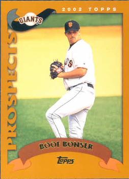 #317 Boof Bonser - San Francisco Giants - 2002 Topps Baseball