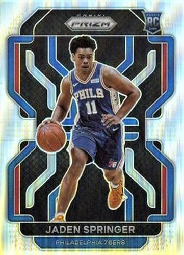#317 Jaden Springer - Philadelphia 76ers - 2021-22 Panini Prizm - Silver Basketball