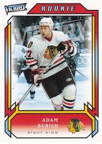 #317 Adam Burish - Chicago Blackhawks - 2006-07 Upper Deck Victory Update Hockey