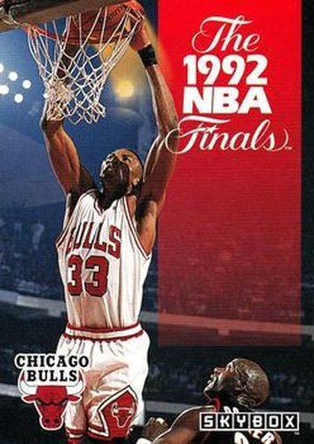 #317 The 1992 NBA Finals - Chicago Bulls - 1992-93 SkyBox Basketball