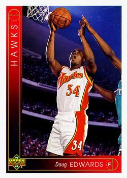 #317 Doug Edwards - Atlanta Hawks - 1993-94 Upper Deck Basketball