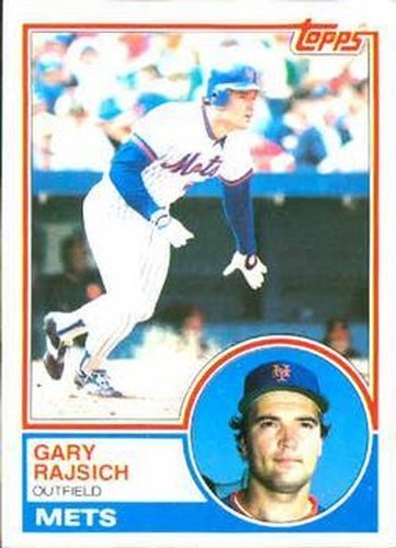 #317 Gary Rajsich - New York Mets - 1983 Topps Baseball