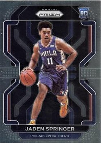 #317 Jaden Springer - Philadelphia 76ers - 2021-22 Panini Prizm Basketball