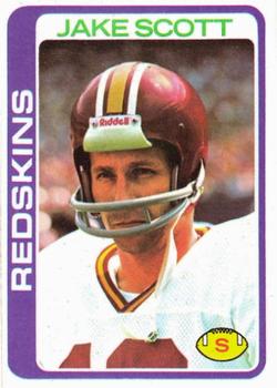 #317 Jake Scott - Washington Redskins - 1978 Topps Football