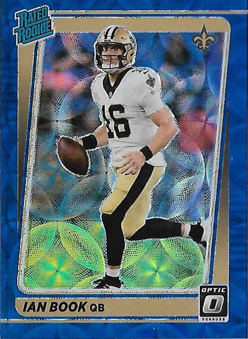 #227 Ian Book - New Orleans Saints - 2021 Donruss Optic - Blue Scope Football