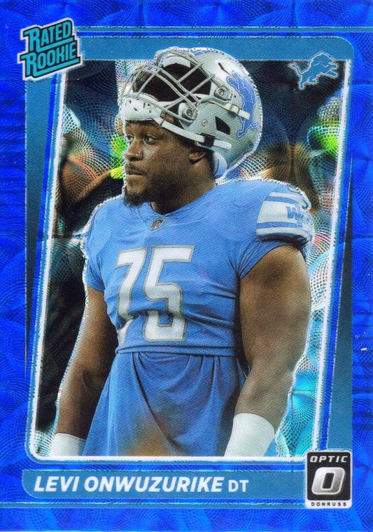 #270 Levi Onwuzurike - Detroit Lions - 2021 Donruss Optic - Blue Scope Football