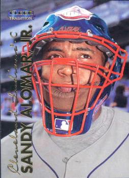 #318 Sandy Alomar, Jr. - Cleveland Indians - 1999 Fleer Tradition Baseball