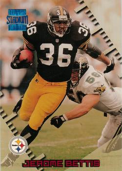 #318 Jerome Bettis - Pittsburgh Steelers - 1996 Stadium Club Football