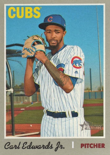 #318 Carl Edwards Jr. - Chicago Cubs - 2019 Topps Heritage Baseball