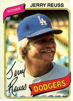 #318 Jerry Reuss - Los Angeles Dodgers - 1980 Topps Baseball