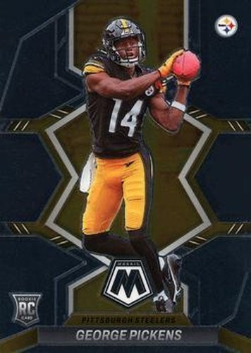 #318 George Pickens - Pittsburgh Steelers - 2022 Panini Mosaic Football