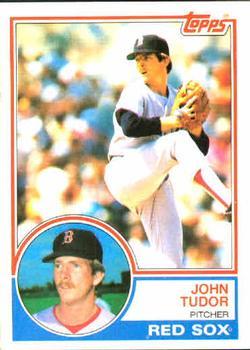 #318 John Tudor - Boston Red Sox - 1983 Topps Baseball