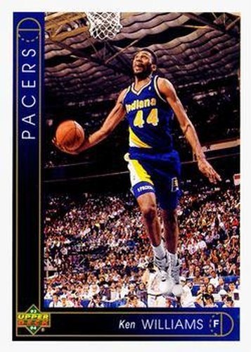 #318 Ken Williams - Indiana Pacers - 1993-94 Upper Deck Basketball