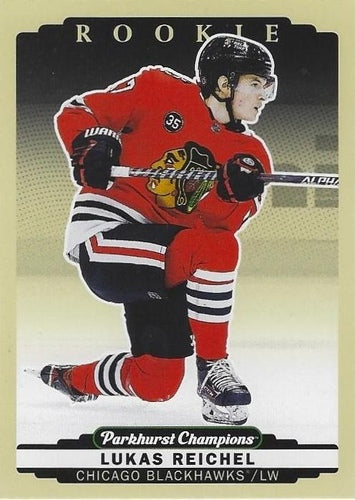 #318 Lukas Reichel - Chicago Blackhawks - 2022-23 Parkhurst Champions Hockey