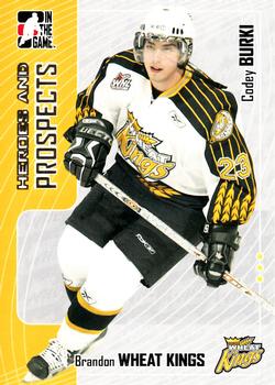 #318 Codey Burki - Brandon Wheat Kings - 2005-06 In The Game Heroes and Prospects Hockey