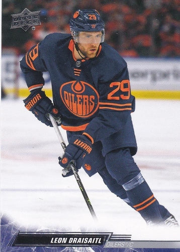 #319 Leon Draisaitl - Edmonton Oilers - 2022-23 Upper Deck Hockey