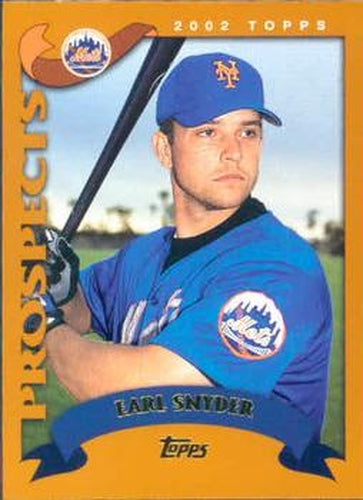 #319 Earl Snyder - New York Mets - 2002 Topps Baseball