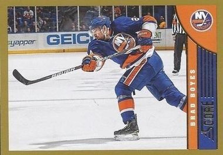 #319 Brad Boyes - New York Islanders - 2013-14 Score - Gold Hockey