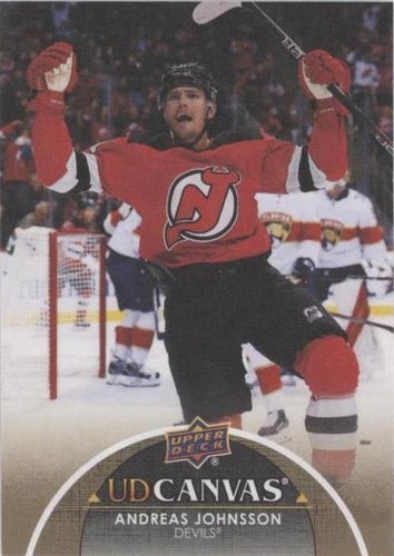 #C319 Andreas Johnsson - New Jersey Devils - 2021-22 Upper Deck - UD Canvas Hockey