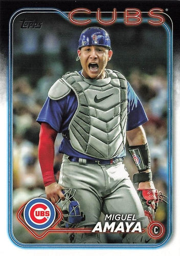 #319 Miguel Amaya - Chicago Cubs - 2024 Topps Baseball
