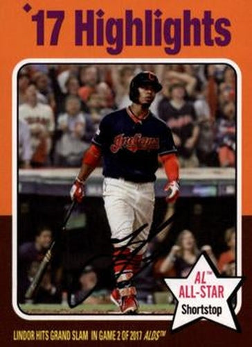 #319 Francisco Lindor - Cleveland Indians - 2019 Topps Archives Baseball