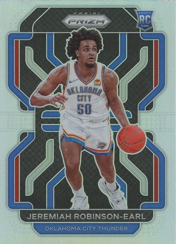 #319 Jeremiah Robinson-Earl - Oklahoma City Thunder - 2021-22 Panini Prizm - Silver Basketball