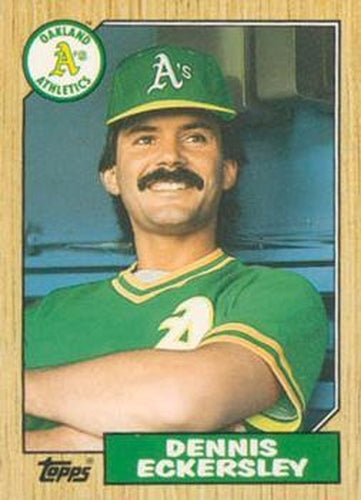 #31T Dennis Eckersley - Oakland Athletics - 1987 Topps Traded Baseball