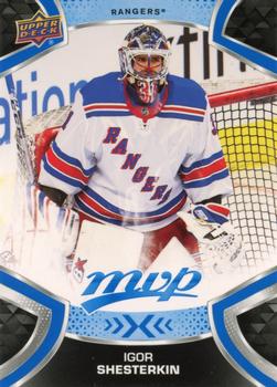 #31 Igor Shesterkin - New York Rangers - 2021-22 Upper Deck MVP - Blue Hockey