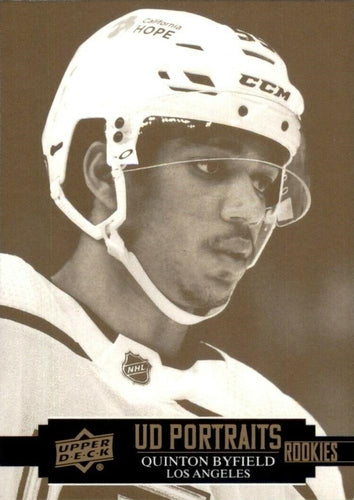 #P-31 Quinton Byfield - Los Angeles Kings - 2021-22 Upper Deck - UD Portraits Hockey