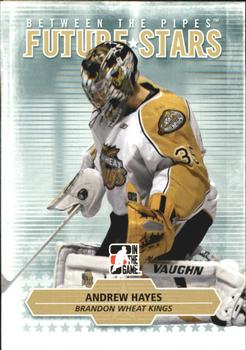 #31 Andrew Hayes - Brandon Wheat Kings - 2009-10 In The Game Between The Pipes Hockey