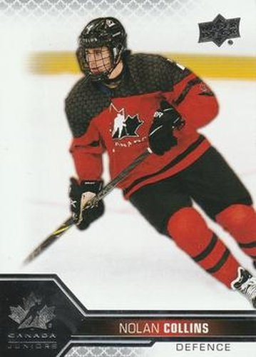 #31 Nolan Collins - Canada - 2022-23 Upper Deck Team Canada Juniors Hockey