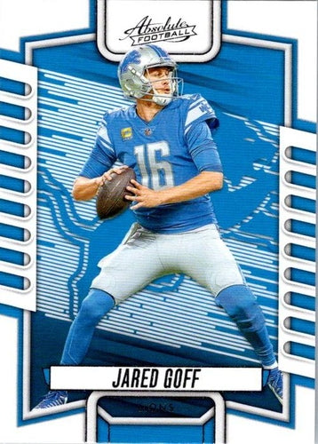 #31 Jared Goff - Detroit Lions - 2023 Panini Absolute Football