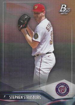 #31 Stephen Strasburg - Washington Nationals - 2021 Bowman Platinum Baseball