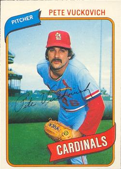 #31 Pete Vuckovich - St. Louis Cardinals - 1980 O-Pee-Chee Baseball