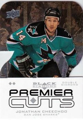 #PDC31 Jonathan Cheechoo - San Jose Sharks - 2008-09 Upper Deck Black Diamond - Premier Die Cut Hockey