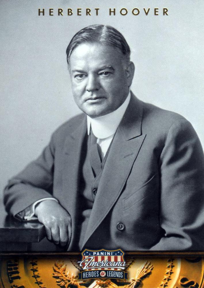 #31 Herbert Hoover - 2012 Panini Americana Heroes & Legends