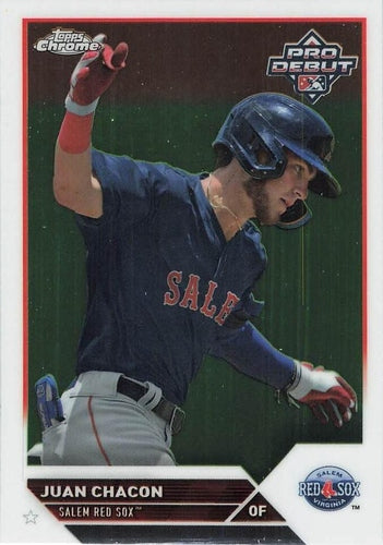 #PDC-31 Juan Chacon - Salem Red Sox - 2023 Topps Pro Debut - Chrome Baseball