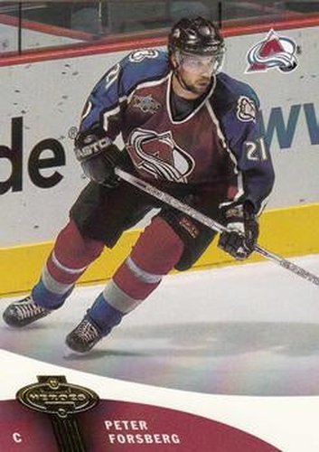 #31 Peter Forsberg - Colorado Avalanche - 2000-01 Upper Deck Heroes Hockey
