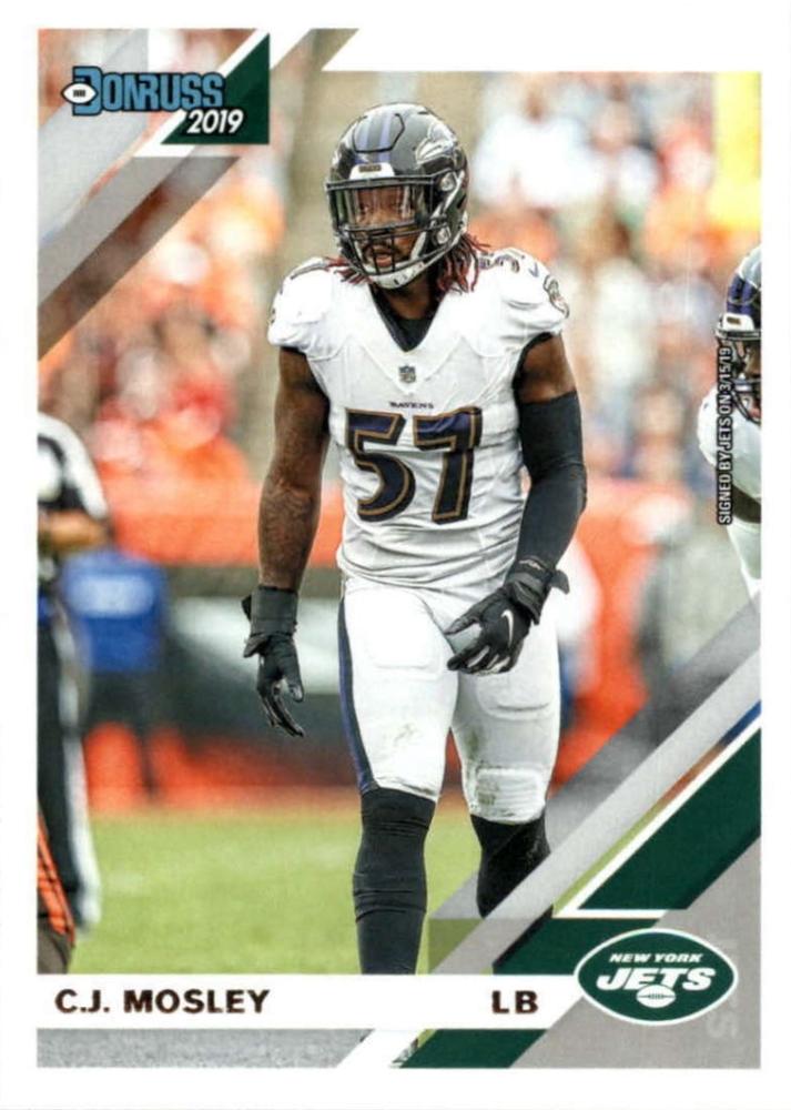 #31 C.J. Mosley - New York Jets - 2019 Donruss Football
