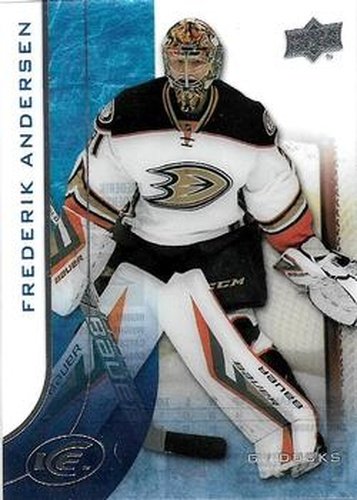 #31 - Frederik Andersen - Anaheim Ducks - 2015-16 Upper Deck Ice Hockey