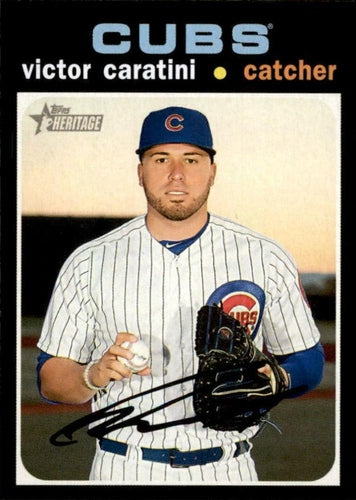 #31 Victor Caratini - Chicago Cubs - 2020 Topps Heritage Baseball
