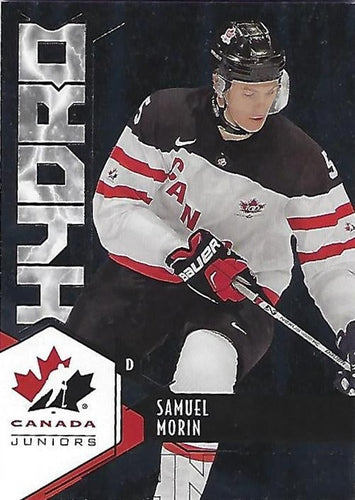 #H-31 Samuel Morin - Canada - 2015 Upper Deck Team Canada Juniors - Hydro Hockey