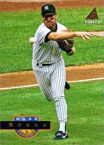 #31 Wade Boggs - New York Yankees - 1994 Pinnacle Baseball