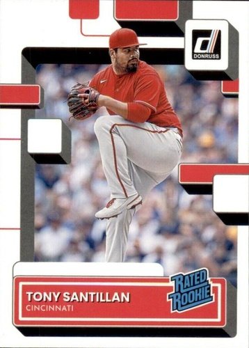 #31 Tony Santillan - Cincinnati Reds - 2022 Donruss Baseball