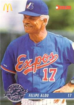 #31 Felipe Alou - Montreal Expos - 1993 Donruss McDonald's Montreal Expos 25th Anniversary Baseball