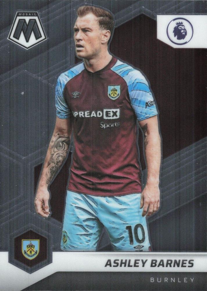 #31 Ashley Barnes - Burnley - 2021-22 Panini Mosaic Premier League Soccer