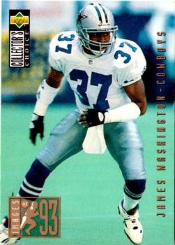 #31 James Washington - Dallas Cowboys - 1994 Collector's Choice Football